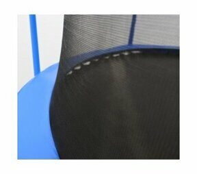 Батут Arland 8ft с внутренней страховочной сеткой и лестницей (Blue) купить в Москве-8