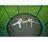 Батут Arland 10ft с внешней страховочной сеткой и лестницей (Light green) купить в Москве-13